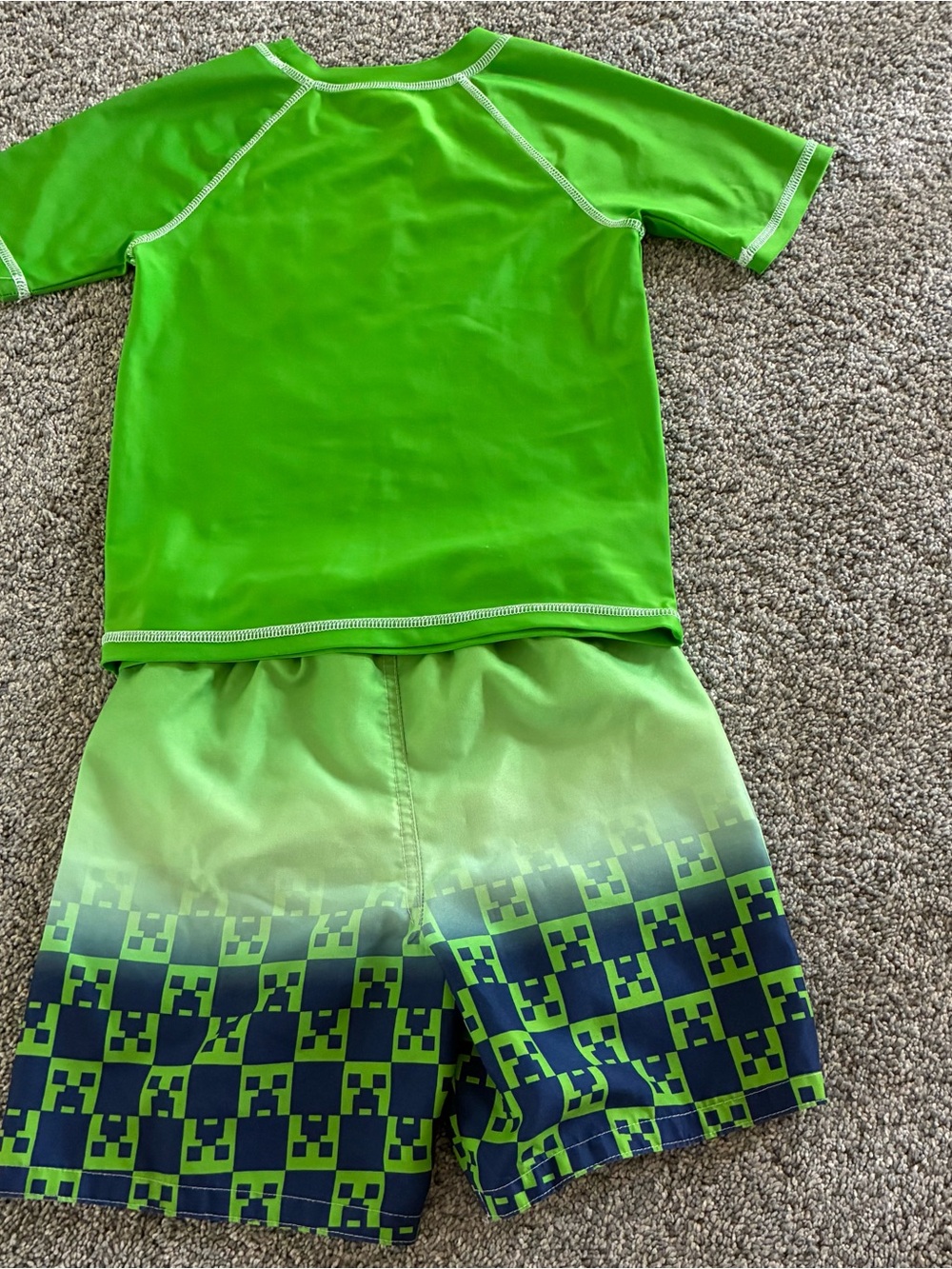 Minecraft Creeper swim set - Picture 4 of 5